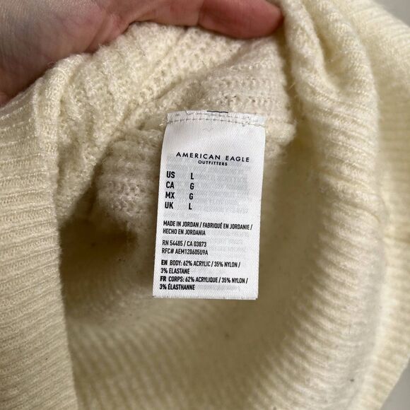 American Eagle Balloon Sleeve Crewneck Sweater - Picture 7 of 8